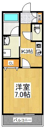 クラージュリヴの間取り画像