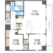 AUFTAKT 天王寺の間取り画像