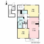 カサグランデ今泉の間取り画像