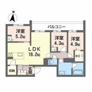ALOHA O．Eの間取り画像