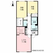 アシューム出水の間取り画像