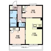 クレセール新川崎の間取り画像