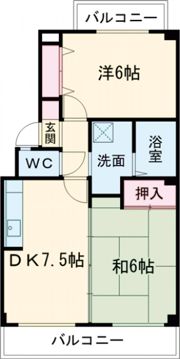 バーベナ光台 I棟の間取り画像