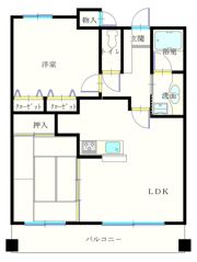 ア-サヒルズの間取り画像