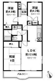 ラフィネ鷺沼の間取り画像