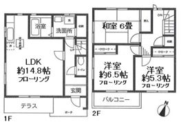 アイリス参番館の間取り画像