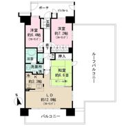 深大寺レジデンスの間取り画像