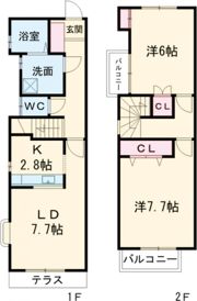セレーノC棟の間取り画像