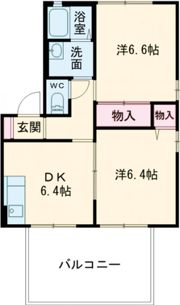 MastTown桑名 Cの間取り画像
