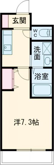 クロノス44熊大北の間取り画像