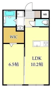 リヴィエールシャン都北町の間取り画像