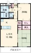 グリーンヒルの間取り画像