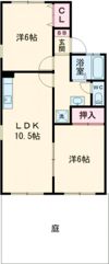セジュール尾ノ上の間取り画像