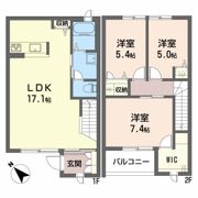 パルモS’STYLE Bの間取り画像