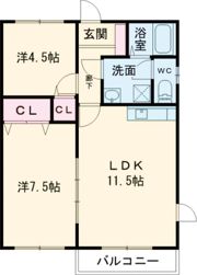 エスポワールいずみの間取り画像