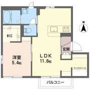 フレグランスアゼリア Bの間取り画像