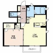 ヴィラ ベルジェ Bの間取り画像