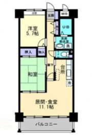メゾンプロスペールの間取り画像