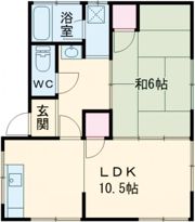 クリスタルメゾン吉野の間取り画像