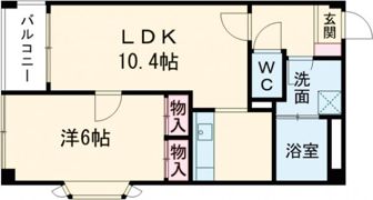コートベネッセ熊本駅南の間取り画像