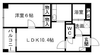 コートベネッセ熊本駅南の間取り画像