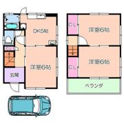大和高田市蔵之宮町貸家の間取り画像