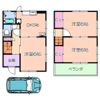 大和高田市蔵之宮町貸家の間取り画像