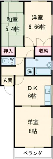 ニューシティーグリーンの間取り画像