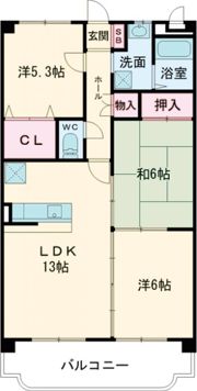 ベネッセ米野の間取り画像