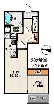 バーンメアオ パトナムの間取り画像