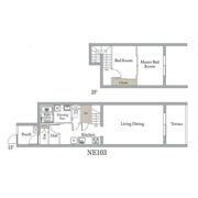 ベルメゾン中村橋ノース NEの間取り画像