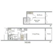 ベルメゾン中村橋ノース NEの間取り画像