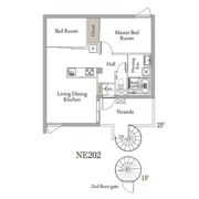 ベルメゾン中村橋ノース NEの間取り画像