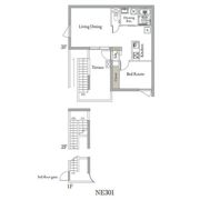 ベルメゾン中村橋ノース NEの間取り画像