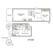 ベルメゾン中村橋ノース NWの間取り画像