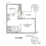 ベルメゾン中村橋ノース NWの間取り画像