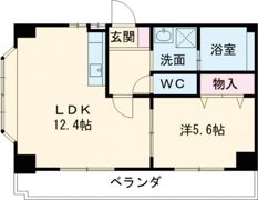 パルエースFUJIの間取り画像