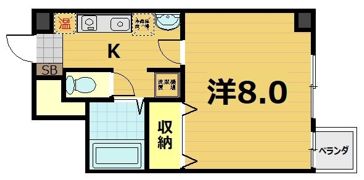 Belle・Forme平安の間取り画像