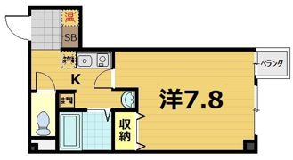 Belle・Forme平安の間取り画像