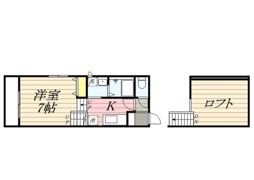 ルーモ古賀の間取り画像