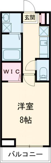ウルス花京院Aの間取り画像