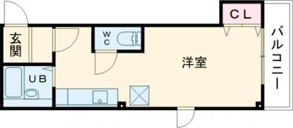 クラッセ南茨木の間取り画像
