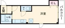 クラッセ南茨木の間取り画像