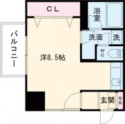 サテンドール黒髪の間取り画像