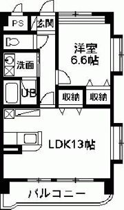 マンションエスポワールの間取り画像