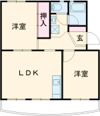 境田マンションの間取り画像