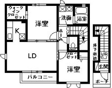 シャーメゾンプレミアムCの間取り画像
