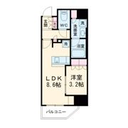 ザ・パークハビオ同心プレイスの間取り画像
