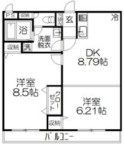 ユーロイヤルBの間取り画像