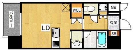 プライムアーバン博多東の間取り画像